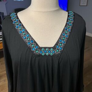 New Dotti women’s plus size jeweled swimsuit cover up